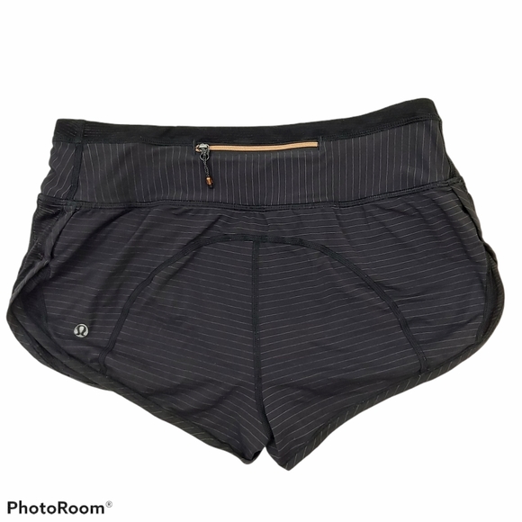 Lululemon Run Striped Subtle Camo Speed Shorts 4
